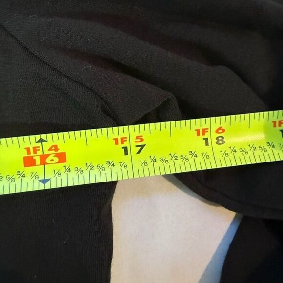 Shein Long Sleeve Mock Neck Crop Top - Size XL - Black - Picture 9 of 9